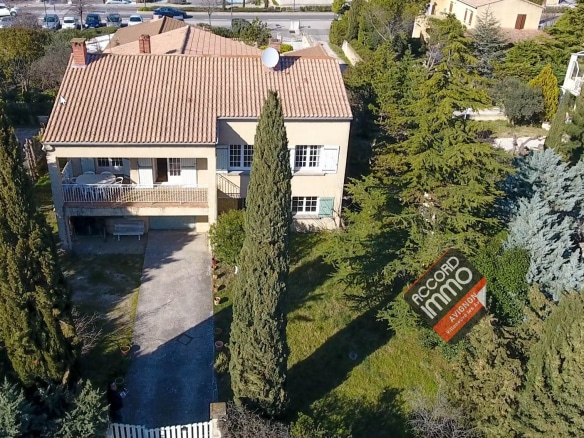 Aérienne de la maison.