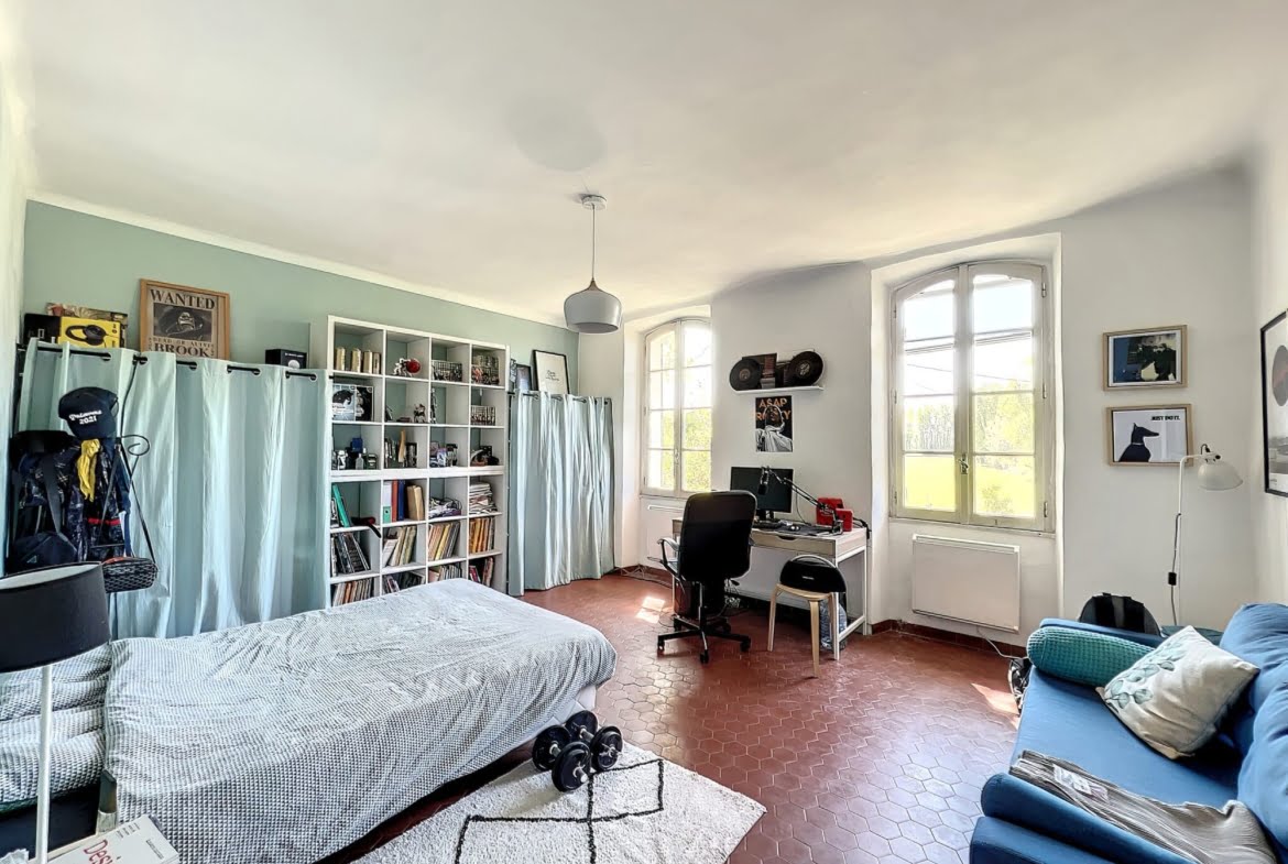 Chambre avec lits au premier étage