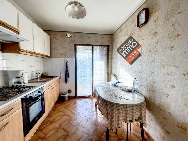 Cuisine aménagée pour appartement 3 pièces en vente sur Avignon
