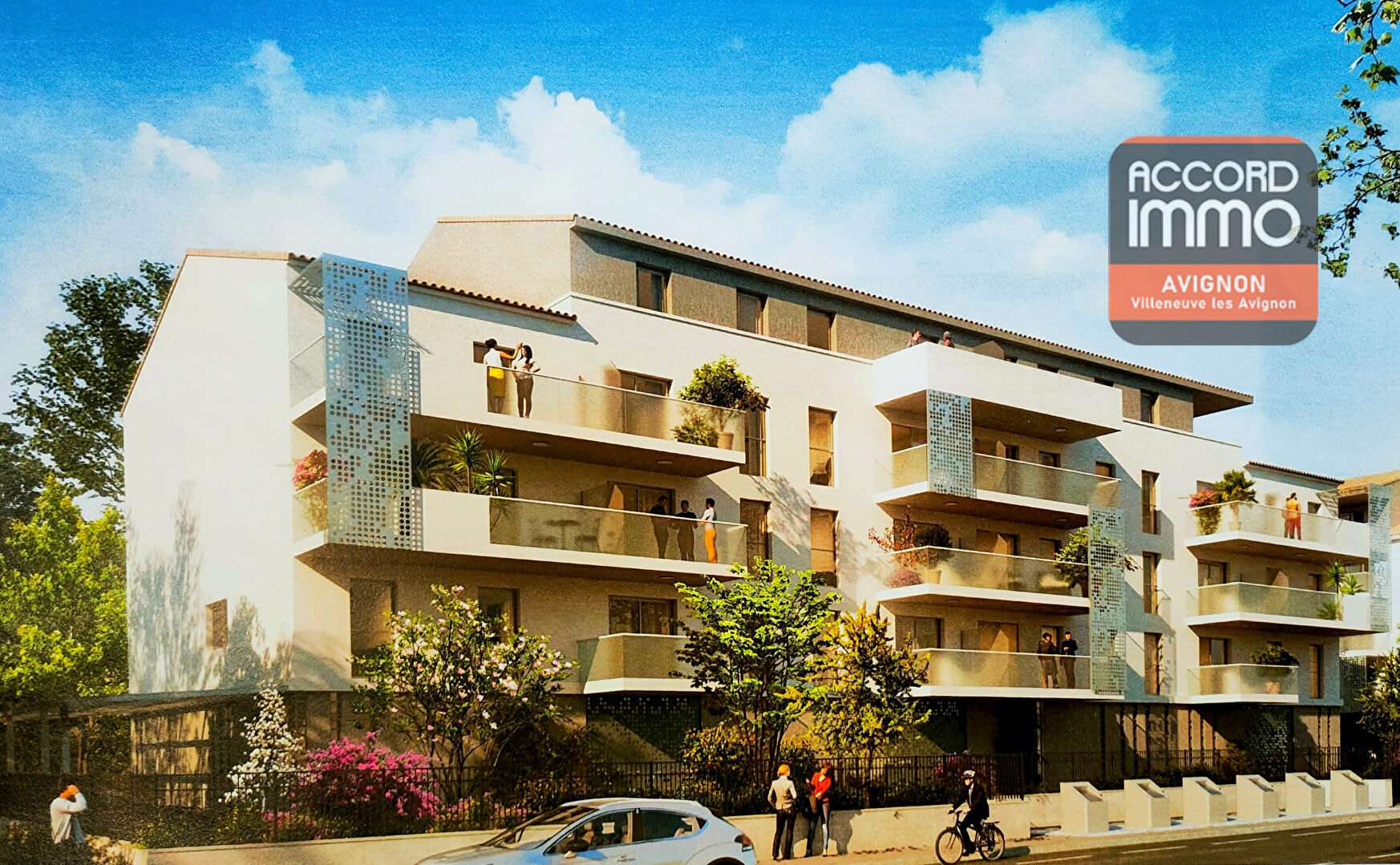 Vue du projet de la façade.