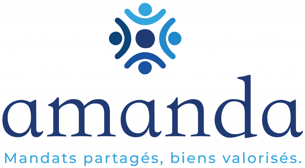 Logo AMANDA mandats partagés, biens valorisés